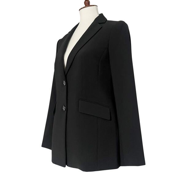 NWT Talbots Women's Black Easy Travel Double Breasted Blazer Jacket Size 2 - Picture 7 of 12